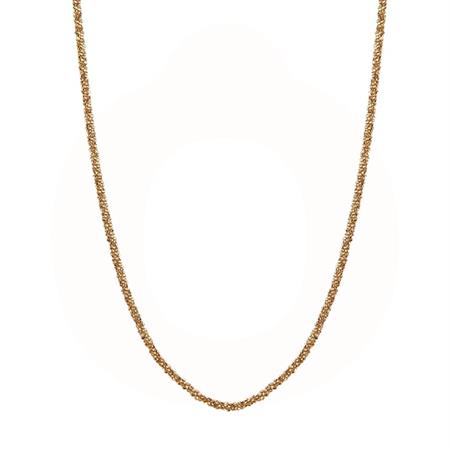 Jeberg Jewellery - Poppy halskæde - forgyldt sølv 4570-42-G